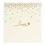 Goldbuch Raining Hearts béžové fotoalbum, 60 bielych strán, pevná väzba, PU obal, 31x30 cm