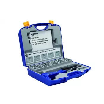 Gesipa PolyGrip® Junior nitovacia krabica – 352-dielny sortiment slepých nitov v plechovom kufríku