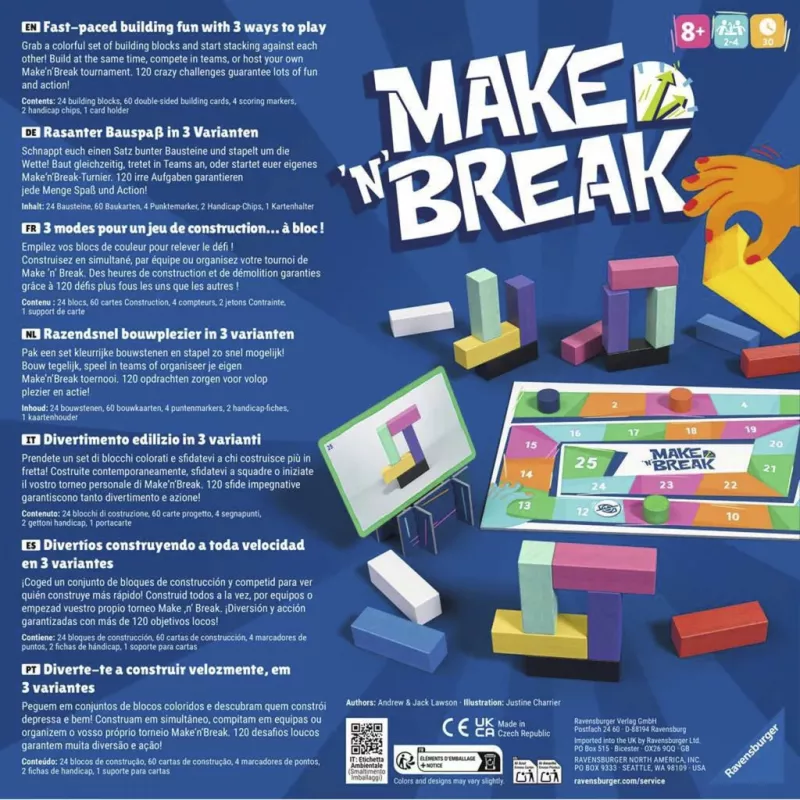Ravensburger Make 'n' Break Family stavebná hra