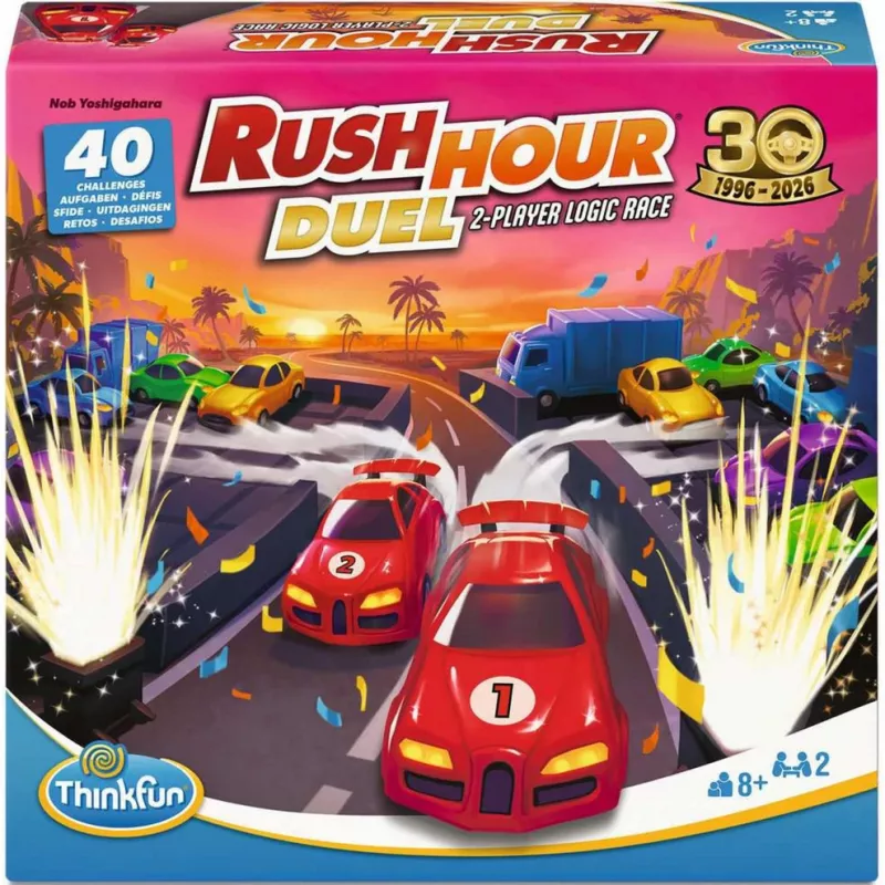 Ravensburger Rush Hour Duel – logická hra pre 2 hráčov: hlavolam dopravnej zápchy