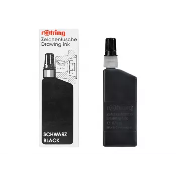 rOtring Isograph čierny pigmentový atrament 23 ml pre technické kresliace potreby