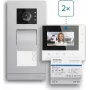 ABB Welcome Basic 2-drôtová video vrátniková súprava pre dvojgeneračný dom, 4,3-palcový monitor, biela