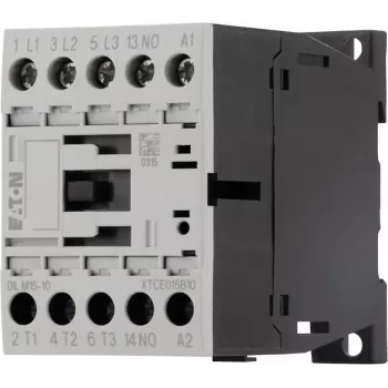 Eaton DILM15-10 24 V DC výkonový stýkač, 3-pólový, 15 A, 7,5 kW, 1 NO pomocný kontakt