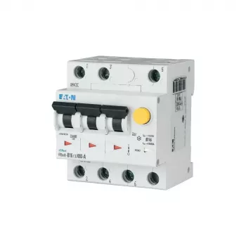 EATON FRBMM-B20/3/003-A 20A 30mA 3-pólový RCBO Type A vypínacia charakteristika B