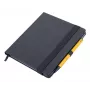 TROIKA BLACK SLIMPAD A5 zápisník so žltým perom