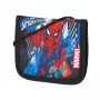 McNeill Marvel Spider-Man hrudná taška s okienkom na preukaz, červená/modrá