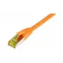 SYNERGY21 S217692 CAT6A S/FTP patch kábel RJ45, 7,5 m, oranžový, LSZH, 500 MHz, 10 Gbit/s