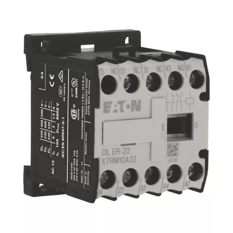 Eaton DILER-22 pomocný stýkač, 4-pólový, 2NO+2NC, cievka 230V 50Hz / 240V 60Hz