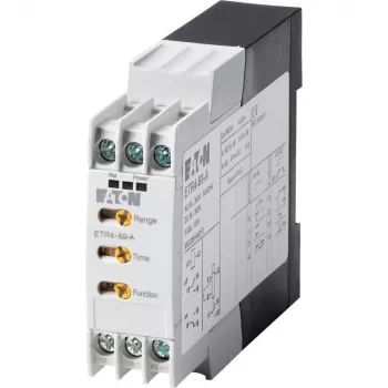 EATON ETR4-69-A multifunkčné časové relé, 1 prepínací kontakt, 24-240 V AC/DC, 0,05 s - 100 h, DIN lišta