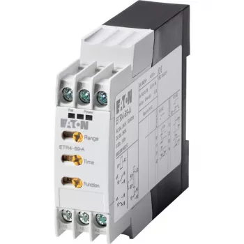 EATON ETR4-69-A multifunkčné časové relé, 1 prepínací kontakt, 24-240 V AC/DC, 0,05 s - 100 h, DIN lišta