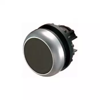 Eaton M22-D-S plochý spínač tlačidla, čierny, momentový, 22,5mm, IP66/IP67/IP69K
