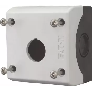 Eaton M22-I1 na omietku prázdne puzdro, 1 pozícia, sivá RAL 7035, IP66, 80 x 72 x 56 mm