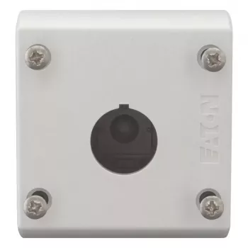 Eaton M22-I1 na omietku prázdne puzdro, 1 pozícia, sivá RAL 7035, IP66, 80 x 72 x 56 mm
