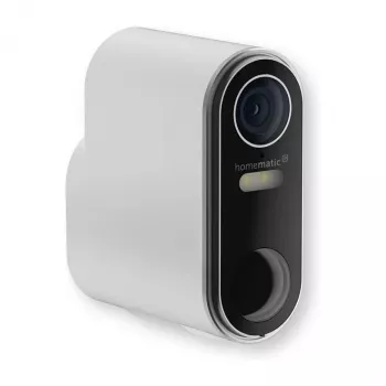 Homematic IP akumulátorová vonkajšia kamera (HmIP-COR) – 3MP, WLAN, biela/čierna