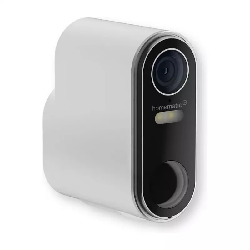 Homematic IP akumulátorová vonkajšia kamera (HmIP-COR) – 3MP, WLAN, biela/čierna