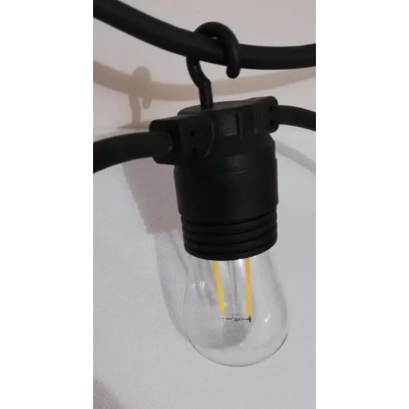 SYNERGY21 S21-LED-001138 LED retrofit žiarovka S14 E27 teplá biela 1,5W pre svetelné reťaze