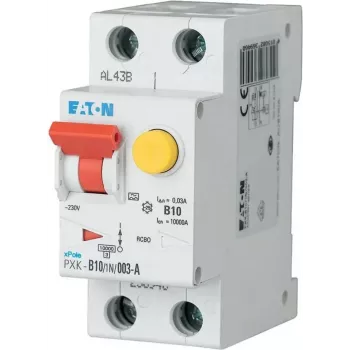 Eaton PXK-B10/1N/003-A RCBO 10A 30mA Typ A 1P+N 230V 6kA 2TE