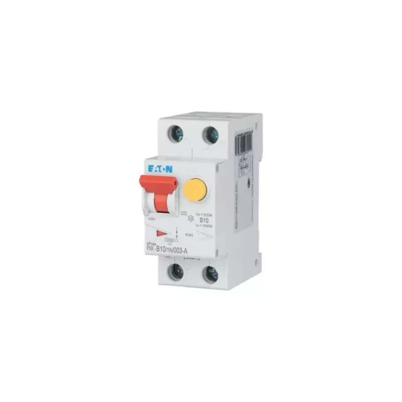 Eaton PXK-B10/1N/003-A RCBO 10A 30mA Typ A 1P+N 230V 6kA 2TE