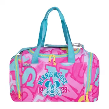 McNeill Disney Minnie Mouse športová taška, ružová/červená, 16L, polyester, detská