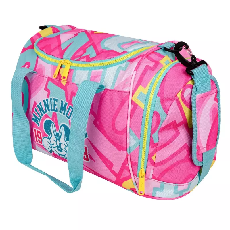 McNeill Disney Minnie Mouse športová taška, ružová/červená, 16L, polyester, detská