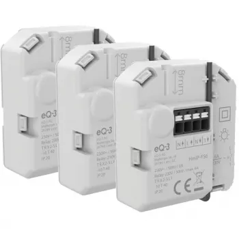 Homematic IP podomietkový spínací aktor 6 A (balenie 3 ks)
