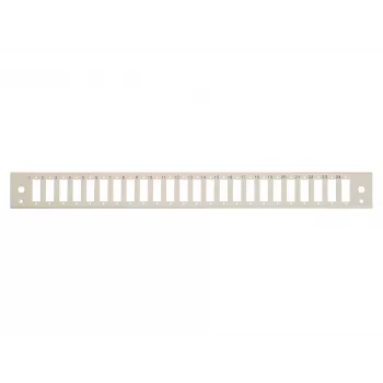 EQUIP 337103 19-palcový 1U optický patch panel, 24x SC-Duplex, oceľ, sivá