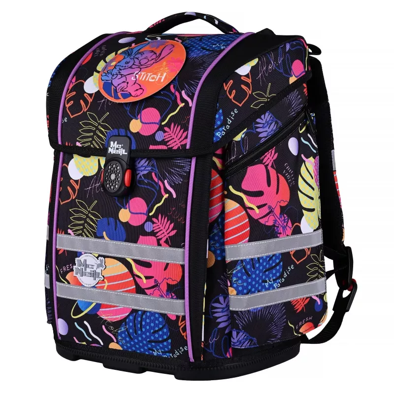 McNeill školská aktovka sada PERFECTO 5-dielna Disney Stitch III