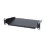 ALLNET ALL-S0002262 10-palcová police, hĺbka 150 mm, 1HE, predná montáž, čierna