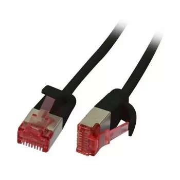 Synergy21 CAT6 U/FTP Slimline ethernetový patch kábel RJ45, 3m, čierna