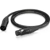 Behringer PMC-150 XLR kábel, samica na samca, mikrofónový kábel 1,5 m, čierny