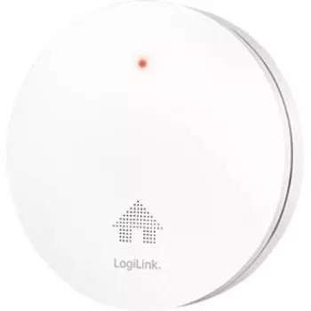 LogiLink SC0019 ultra plochý detektor dymu, 10-ročná batéria, VdS testovaný, biely