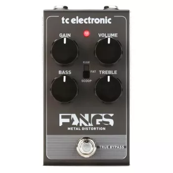 TC Electronic Fangs metal distortion pedál pre elektrickú gitaru