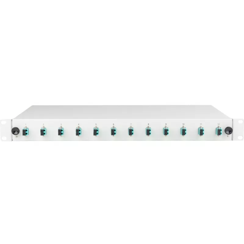 EFB Elektronik zvárací box LC 50/125µ OM3 výsuvný 24 pigtailov 12 konektorov samica