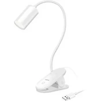 LogiLink LED stolná lampa so svorkou, 3,8 W, biela
