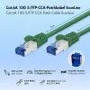 LogiLink Cat.6A S/FTP LSZH patch kábel, CCA, zelený, 5 m, EconLine