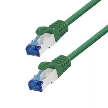 LogiLink Cat.6A S/FTP LSZH patch kábel, 15m, zelený, EconLine