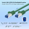 LogiLink Cat.6A S/FTP LSZH patch kábel, 15m, zelený, EconLine
