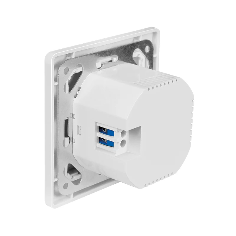 LogiLink nástenná zásuvka s 2-portovou USB-C nabíjačkou, 25W PD