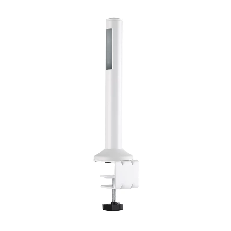 LogiLink Slatwall montážna tyč na stôl, sada 2 – 450 mm výška, 35 mm priemer, čierna, bez nástrojov