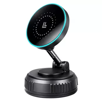 LogiLink bezdrôtová auto nabíjačka, vákuový magnet, 360° sklopná, 25W