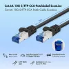 LogiLink Cat.6A S/FTP patch kábel, CCA, LSZH, čierny, 5m, EconLine
