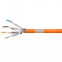 LogiLink Cat.7 600 MHz inštalačný kábel 23 AWG CCA, S/FTP 10 m, oranžový