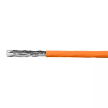 LogiLink Cat.7 600 MHz inštalačný kábel 23 AWG CCA, S/FTP 10 m, oranžový