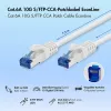 LogiLink Cat.6A S/FTP CCA LSZH patch kábel, biely, 7,5 m, EconLine