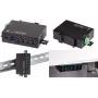 LogiLink USB 3.0 priemyselný 4-portový kovový hub s montážou na lištu DIN
