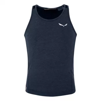 Salewa Agner Hybrid Tank detské tielko bez rukávov - Navy Blazer Melange 104-116 cm
