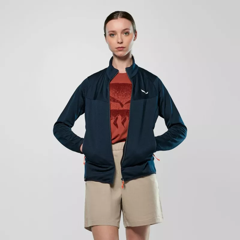 Salewa Puez Altavia PL dámska fleecová bunda Navy Blazer 36 (S)