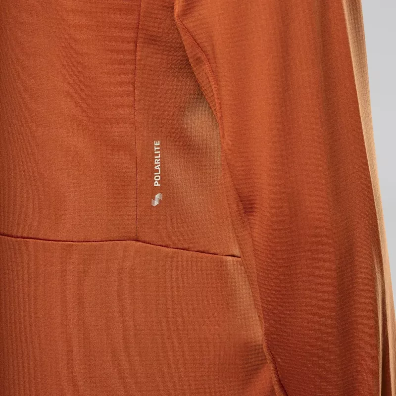 Salewa Puez Cammino pánska fleecová bunda Walnussbraun EU 48 (M) - Polarlite Alpine Trekking Mid-Layer