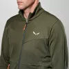 Salewa Puez Cammino PL fleecová bunda bez kapucne pánska Dark Olive