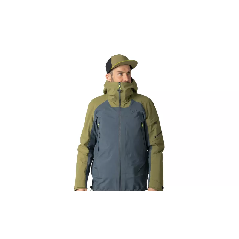 Dynafit Tigrad GTX bunda pánska hardshell GORE-TEX C-Knit Military Green veľkosť M